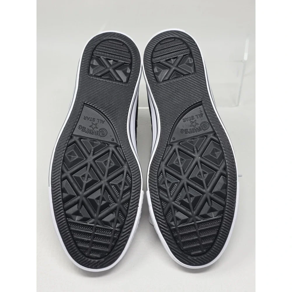 Converse Chuck Taylor Kids Size 4.5 High Top Sneakers Black Gold AO5388F New